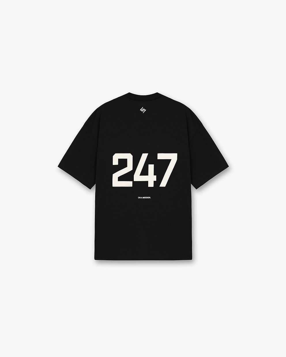 247 Oversized T-Shirt - Jet Black